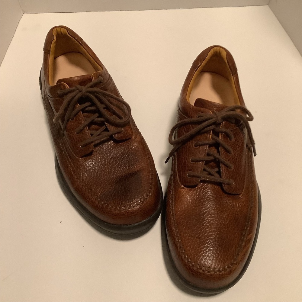 Dr. Comfort Stallion diabetic mens mens US 13 brown‎ leather Oxford shoes